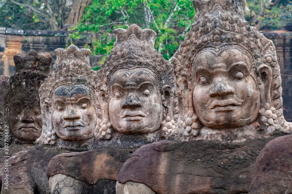 Angkor Thom South Gate Asuras