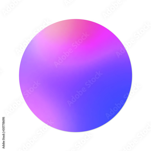 Gradient logo circle