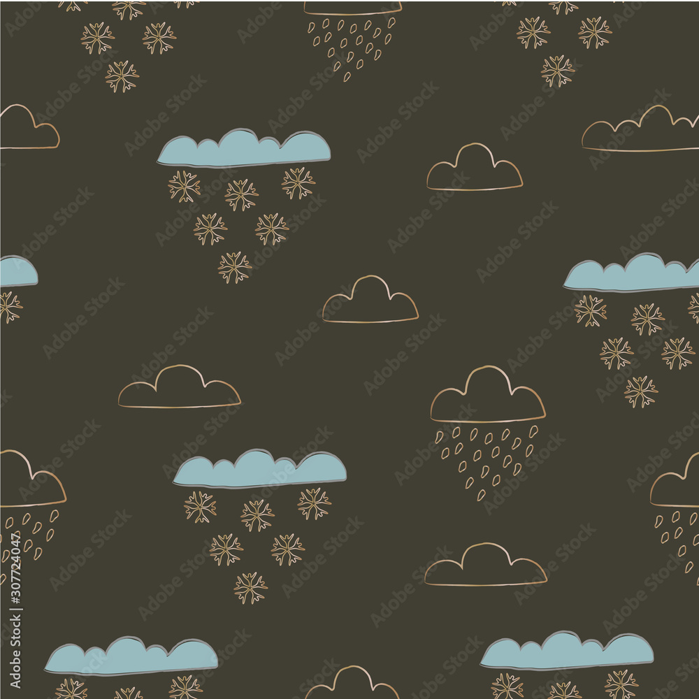 Cute Pattern with Lovely Elements Cute Pattern with Lovely Elements