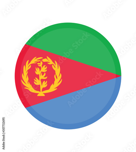 Free Download National Eritrea flag, official colors and proportion correctly. National Eritrea flag. Vector illustration. EPS10. Eritrea flag vector icon, simple, flat design for web or mobile app. - GFXLoad