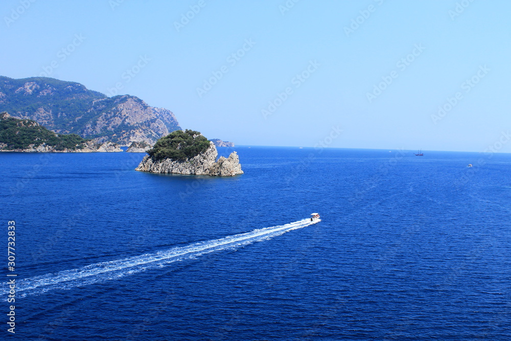 island in the Aegean sea