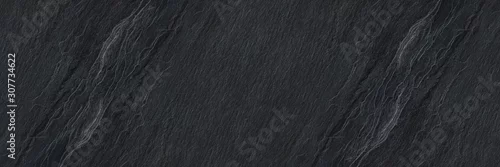 Panel kuchenny z motywem horizontal black stone texture for pattern and background