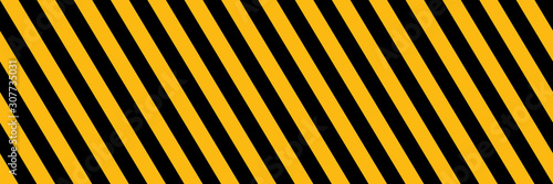 horizontal black and yellow no entry sign background