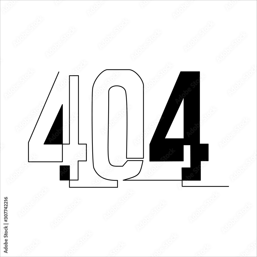 Design 404 error. concept illustration for page 404 Design 404 error. concept illustration for page 404