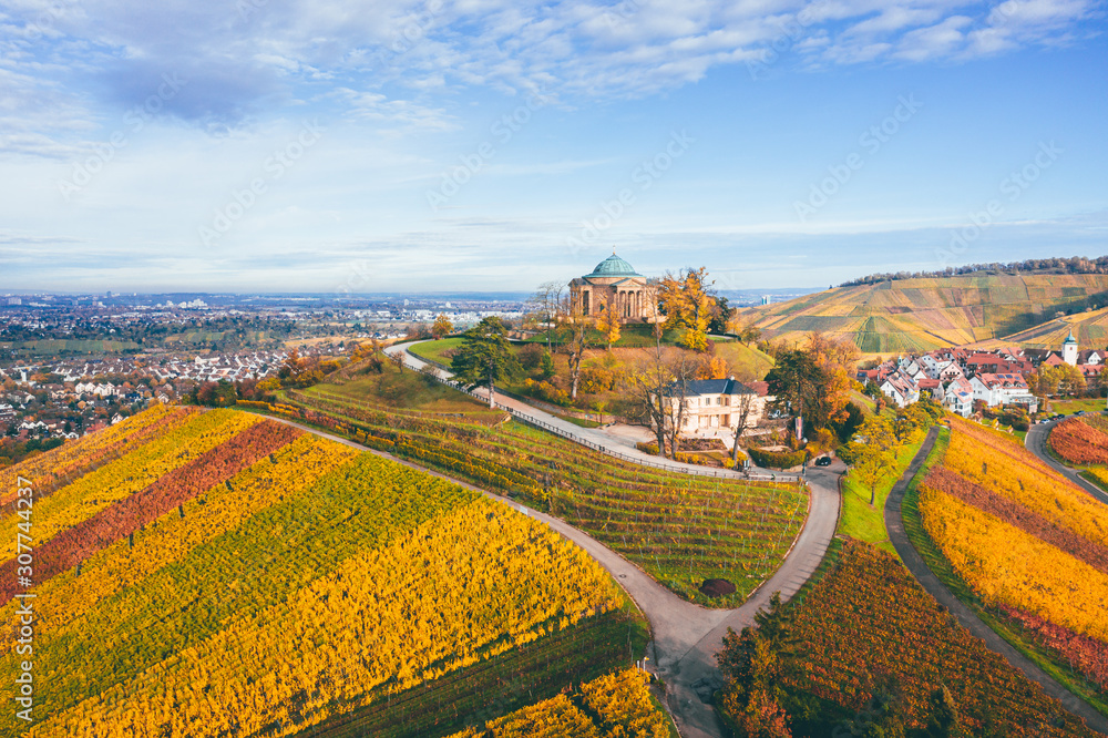 Aerial view of the Aerial view of the