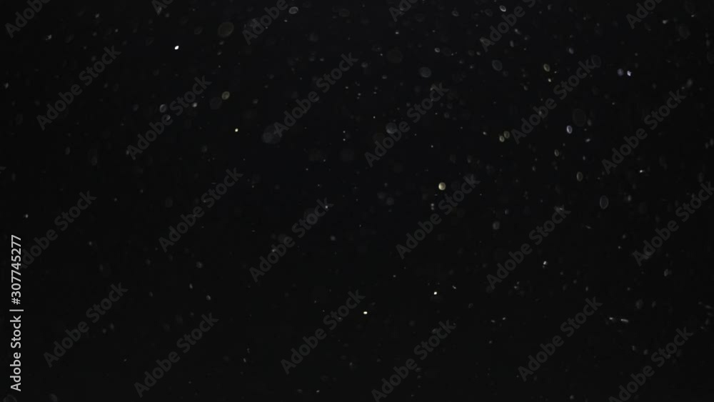 particles on black background, abstract overlay with particles and bokeh particles on black background, abstract overlay with particles and bokeh