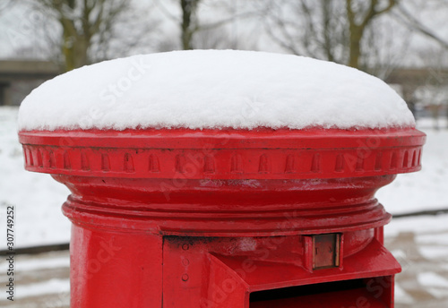 Postbox Snow Close Up 2 © anitalvdb