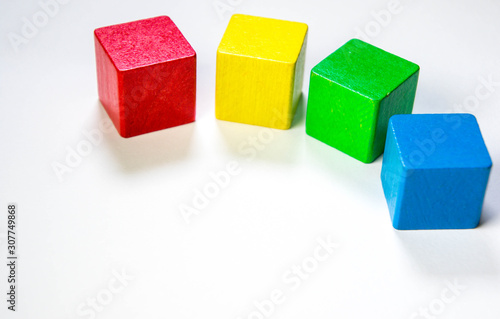 Coloured Cubes photo