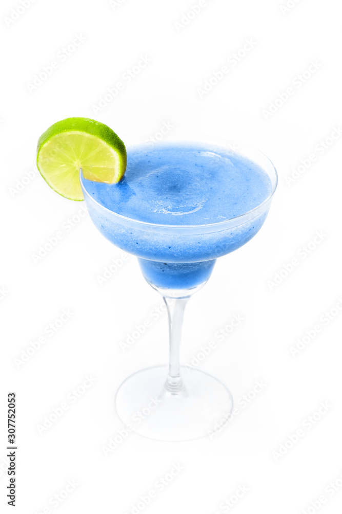 alcoholic cocktail isolated on white background