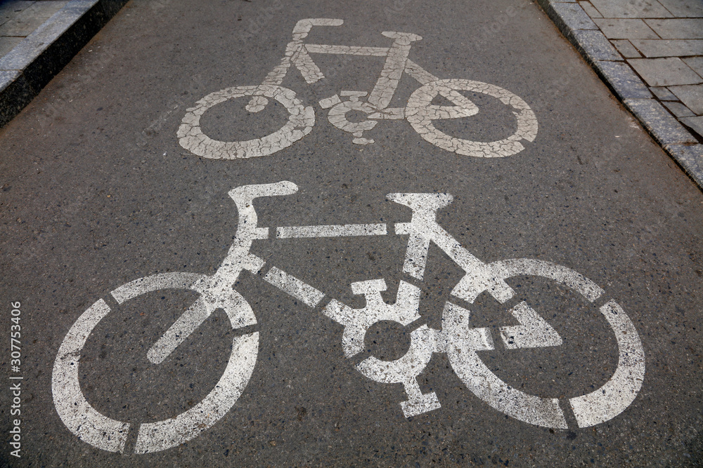 Bicycle lane sign Bicycle lane sign