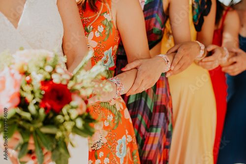 La mariée et ses copines