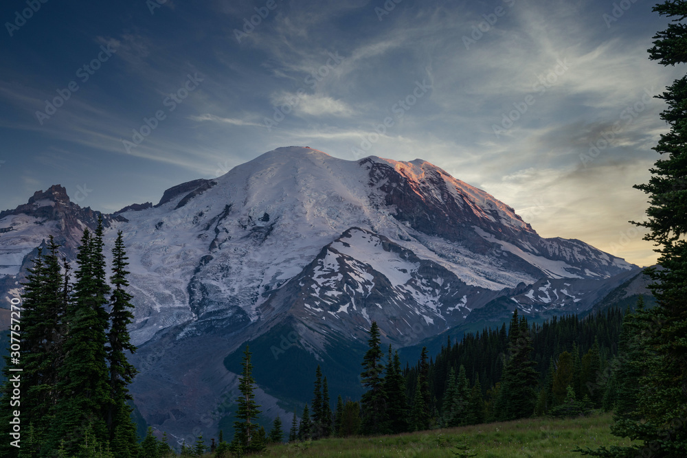 Late Afternoon At Mount Rainier