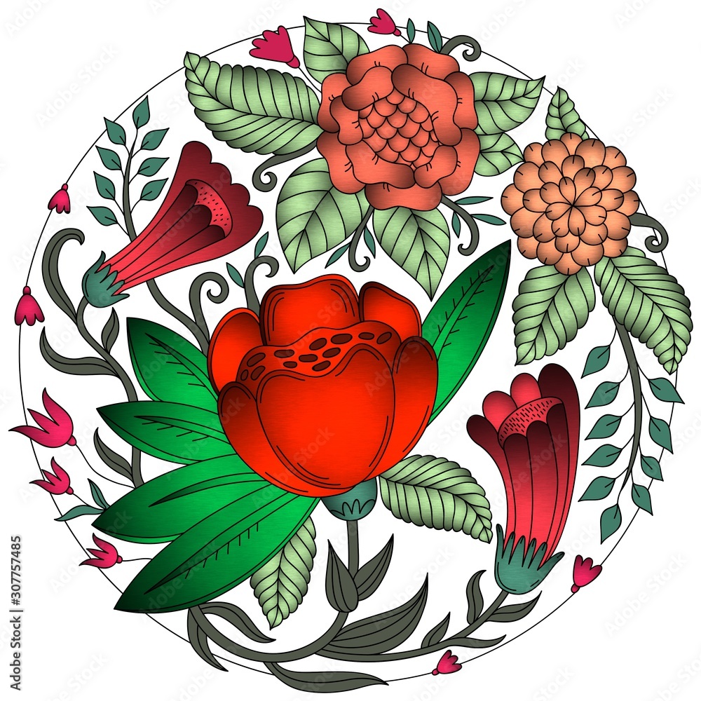 seamless pattern with flowers seamless pattern with flowers