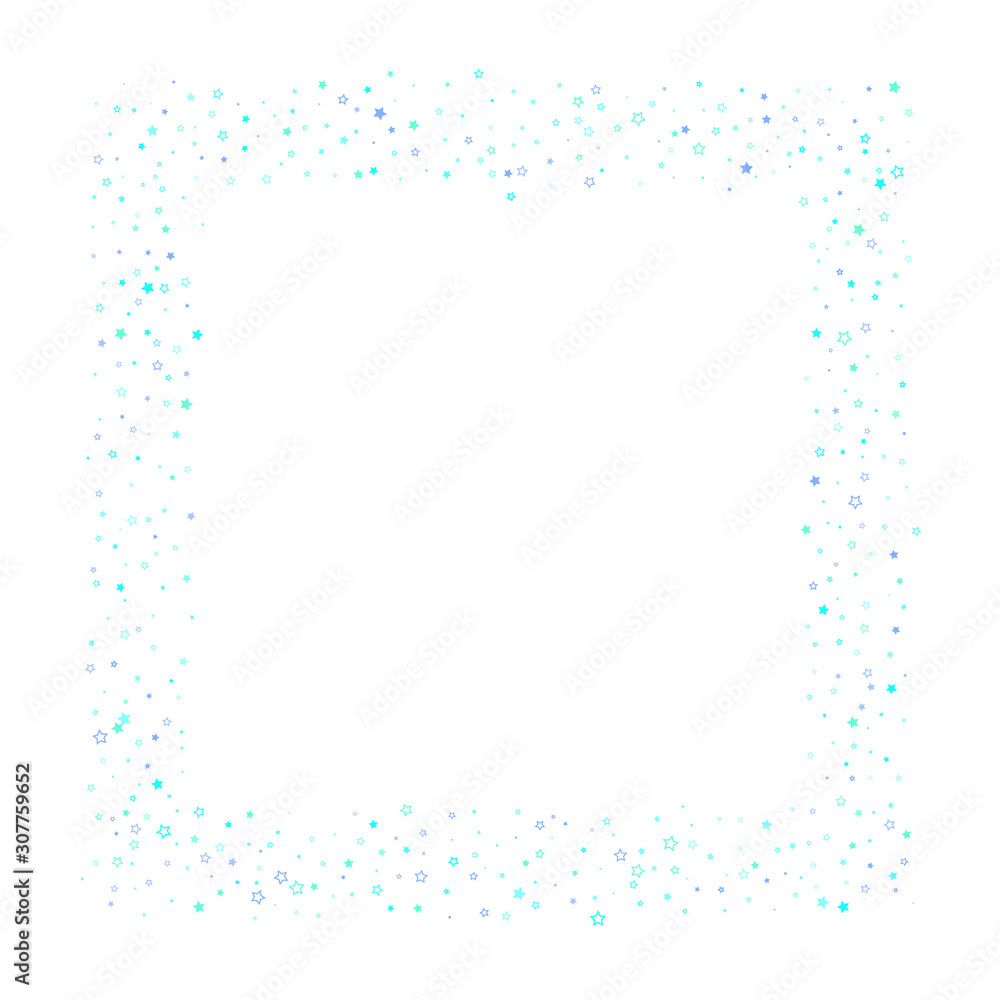 Blue, cyan, turquoise glitter stars confetti Blue, cyan, turquoise glitter stars confetti