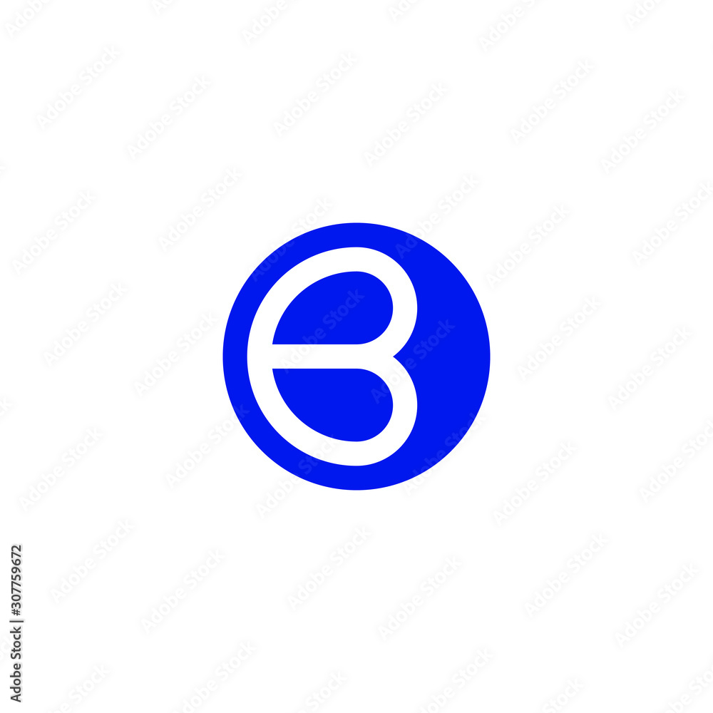 monogram logo BO or OB letters with a modern style monogram logo BO or OB letters with a modern style