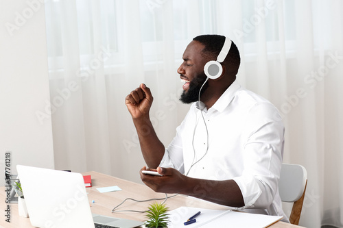 Emotional African-American ...