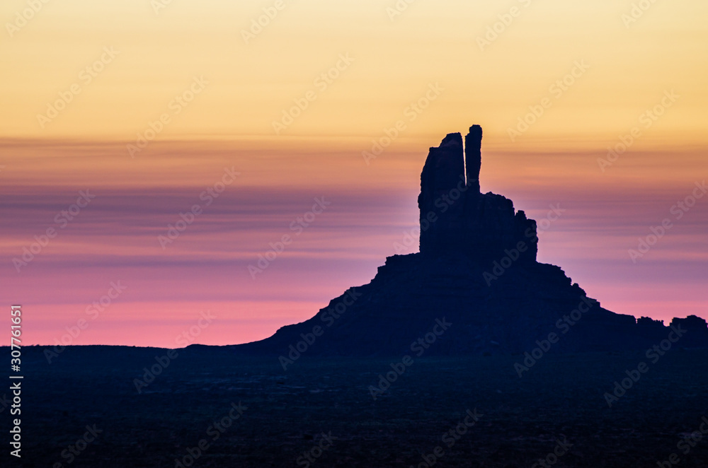 Monument valley sunset