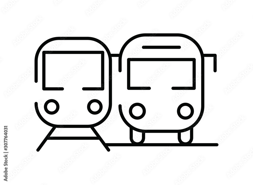 subway transport vehicle isolated icon subway transport vehicle isolated icon