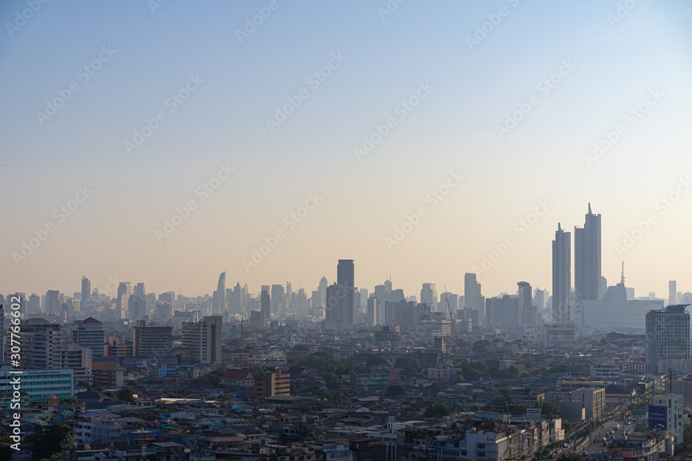 Bangkok City Skyline in morning
