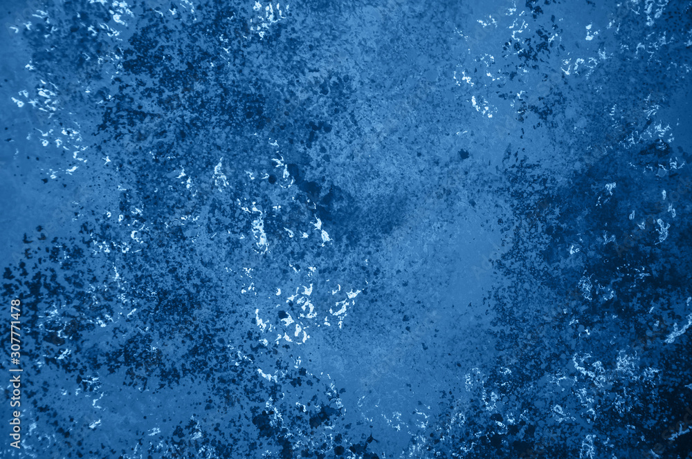 Abstract old vintage blue colored background.