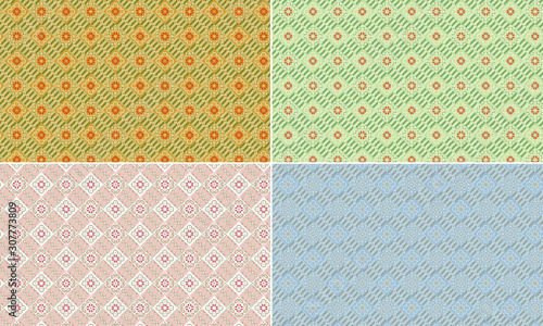 奄美大島紬龍郷柄 スウォッチ　冬　初春