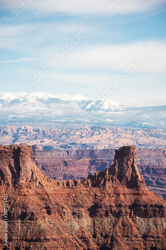 view of canyon in utah usa