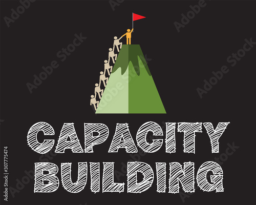 capacity building, vector design