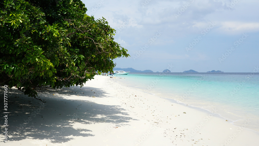 Beautiful crystal clear water of Nyaung Oo Phee island in Andaman sea Beautiful crystal clear water of Nyaung Oo Phee island in Andaman sea