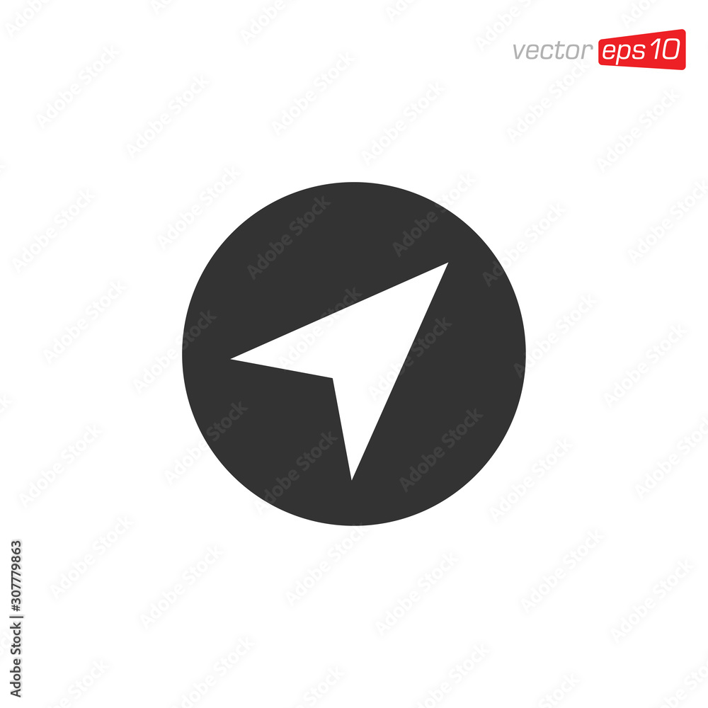 Navigation Location Icon Design Vector Navigation Location Icon Design Vector