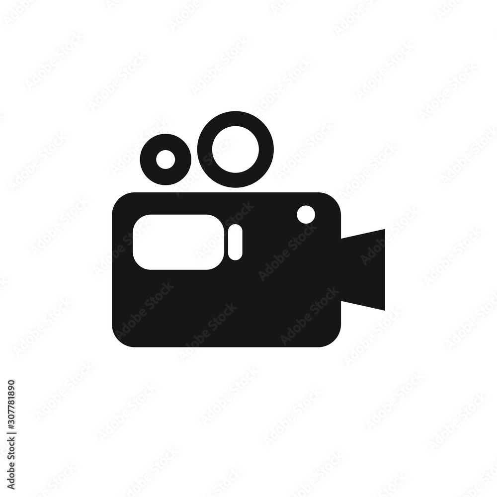 Video camera icon. vector illustration Video camera icon. vector illustration