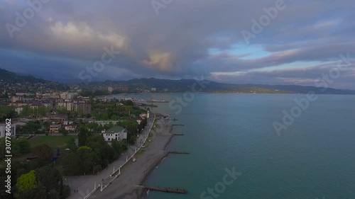 Wallpaper Mural flying over the coast of Sukhumi Torontodigital.ca