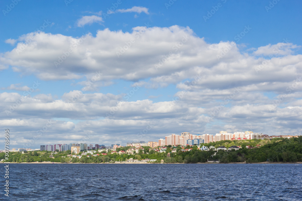 Residential neighborhoods on the slope, Russia