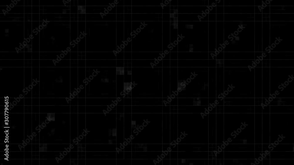 2D flat Grid design abstract black and white design geometric shapes motion graphics seamless. (Looped) 2D flat Grid design abstract black and white design geometric shapes motion graphics seamless. (Looped)