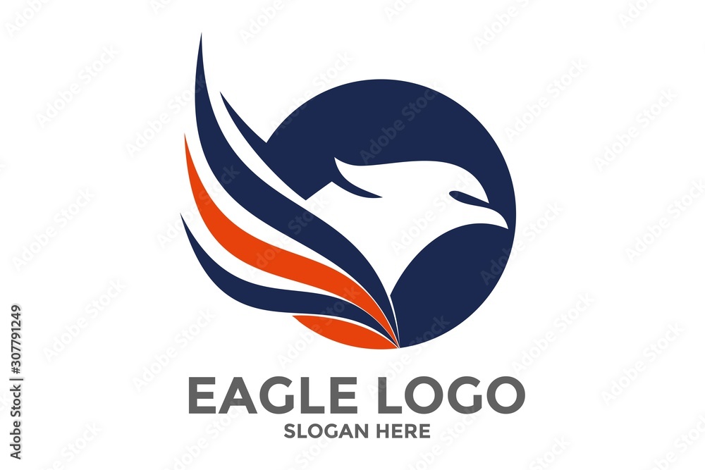 Eagle logo Vector, Abstract Eagle logo design template Eagle logo Vector, Abstract Eagle logo design template