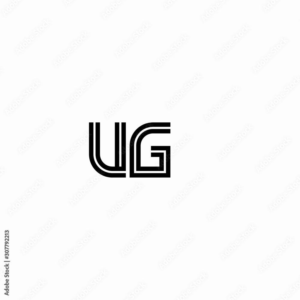 Initial outline letter UG style template Initial outline letter UG style template