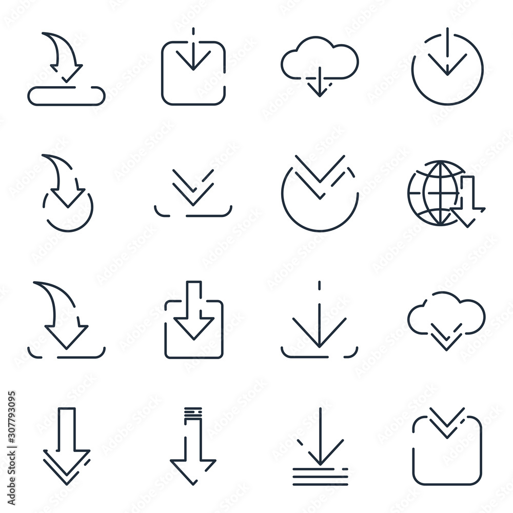 Hosting download set icon template color editable. Hosting upload pack symbol vector sign isolated on white background icons vector illustration for graphic and web design. Hosting download set icon template color editable. Hosting upload pack symbol vector sign isolated on white background icons vector illustration for graphic and web design.