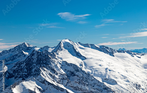 Hintertuxer Gletscher im Winter, Tirol, Österreich