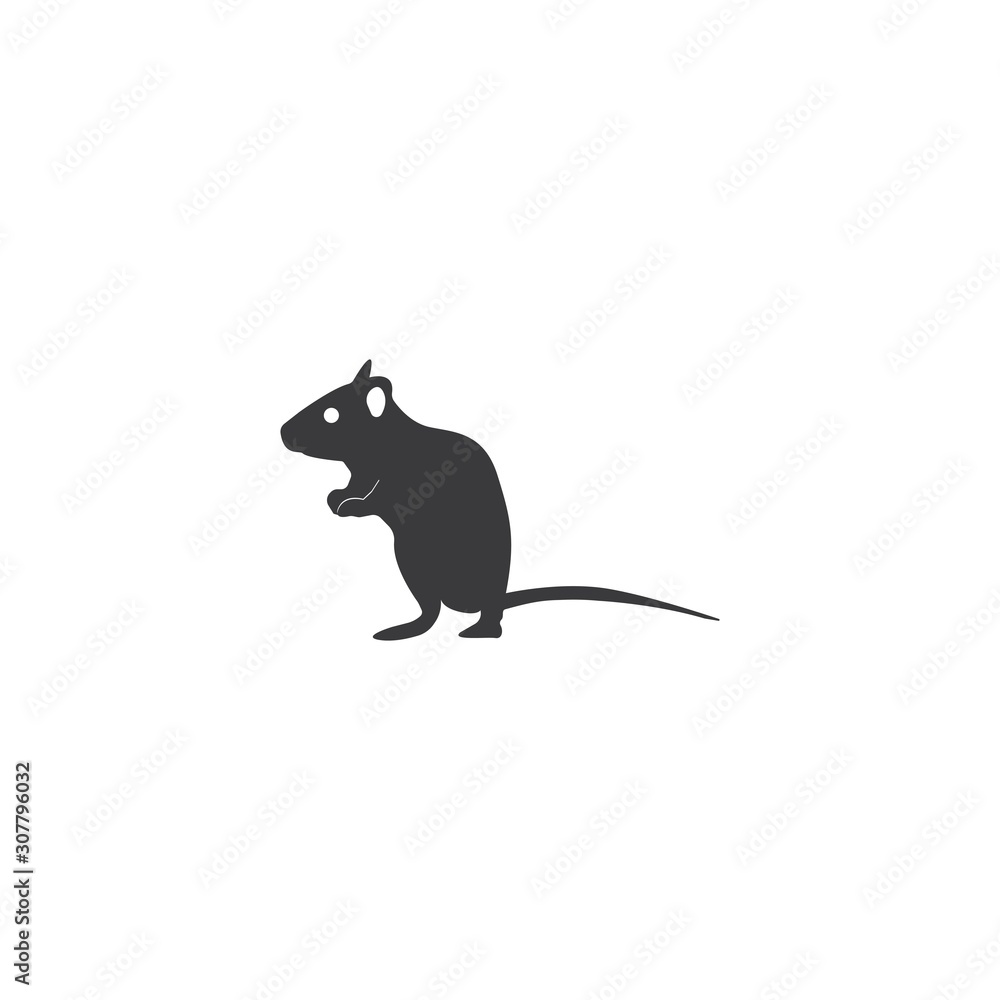 MOUSE LOGO VECTOR ISOLATED DESIGN ICON