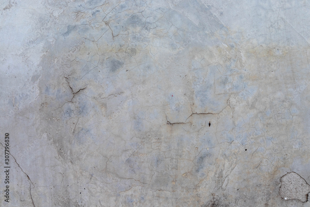 Cracks and Old concrete walls, concrete backgrounds with pitted surfaces Cracks and Old concrete walls, concrete backgrounds with pitted surfaces