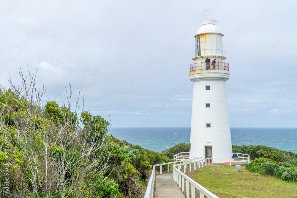 Cape Otway Lighthouse is the former lighthouse on Cape Otway in Victoria, Australia. Cape Otway Lighthouse is the former lighthouse on Cape Otway in Victoria, Australia.