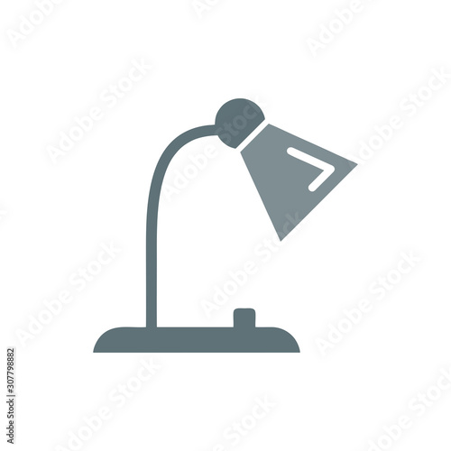 Desk lamp icon Vector design templates