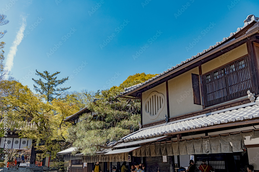 京都 今宮神社 参道のあぶり餅屋