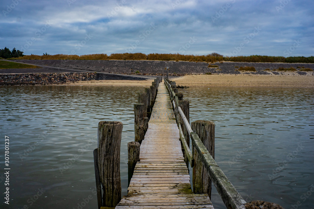 Steg auf der Insel Föhr