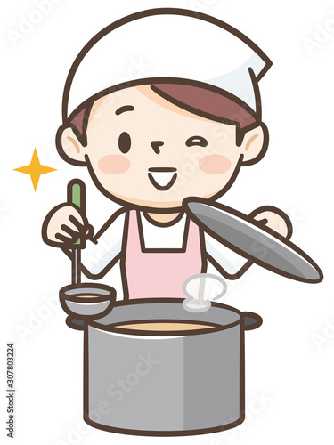 調理師　寸胴鍋