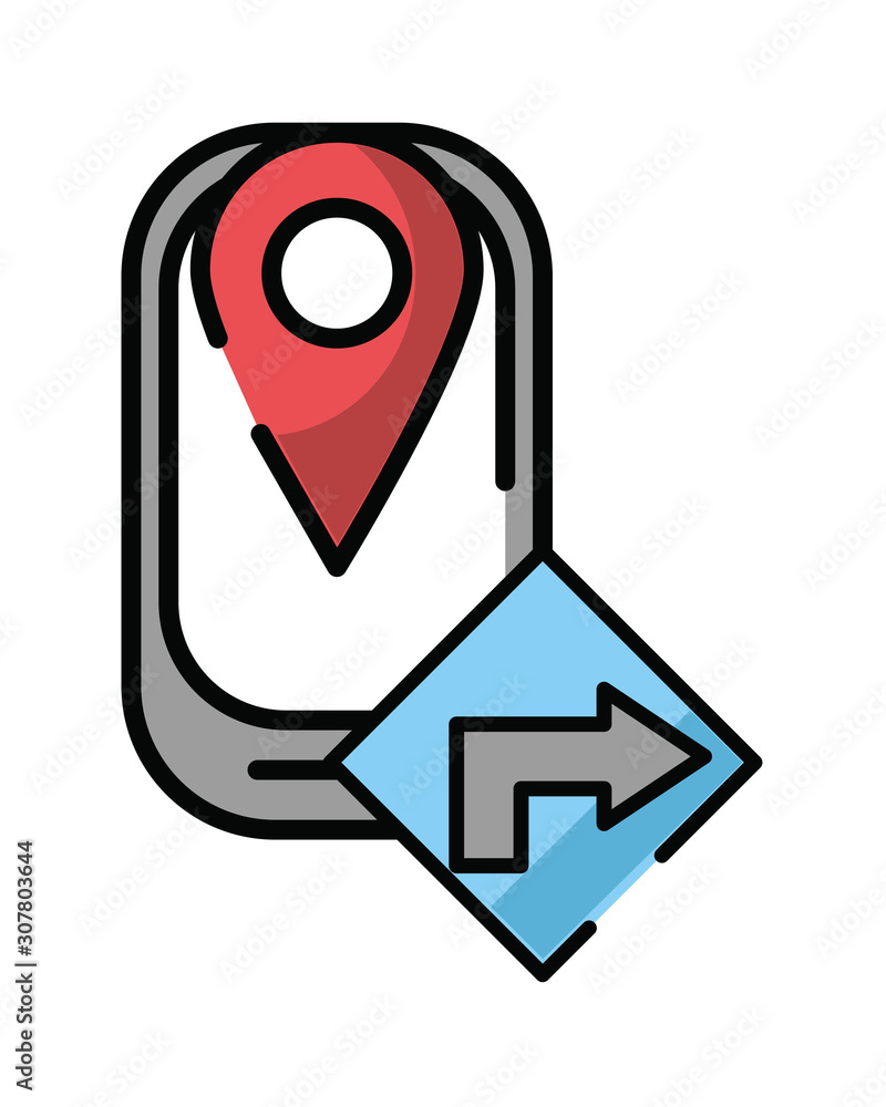 smartphone with pin location gps and traffic signal smartphone with pin location gps and traffic signal
