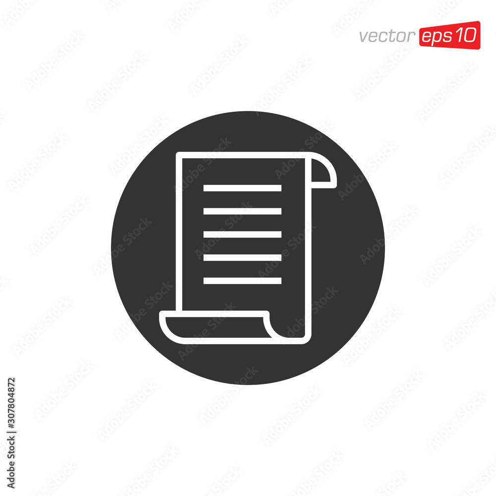 Paper or Document Icon Design Vector Paper or Document Icon Design Vector