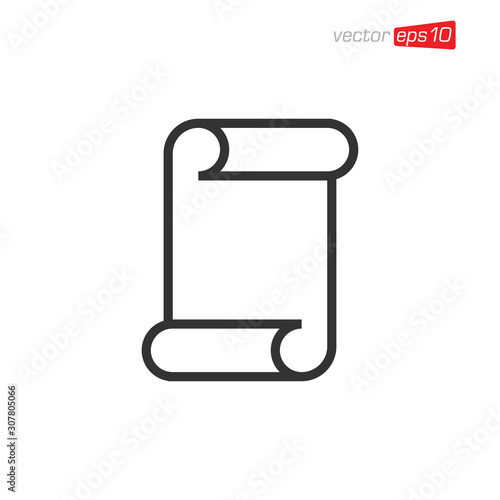Paper or Document Icon Design Vector