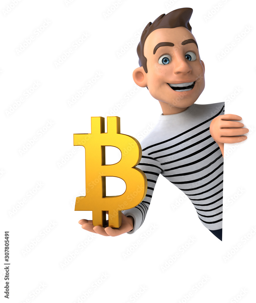 Fun 3D cartoon casual character Fun 3D cartoon casual character
