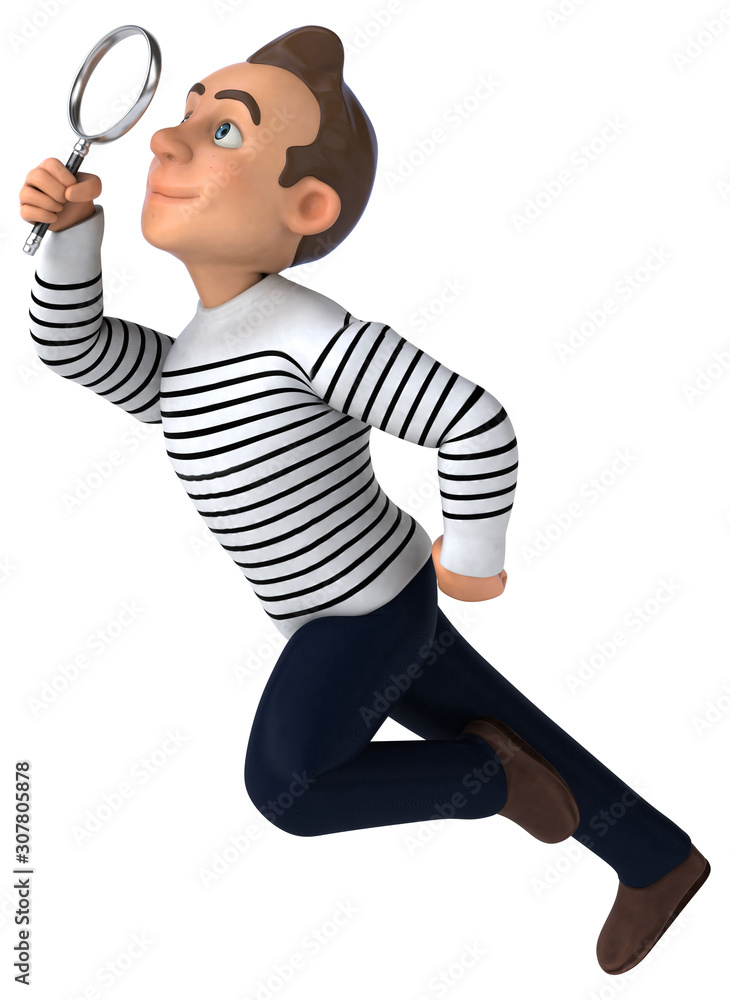 Fun 3D cartoon casual character Fun 3D cartoon casual character