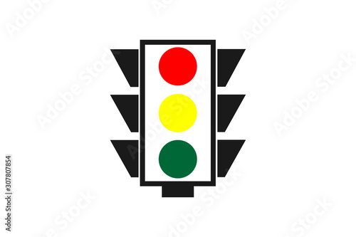 traffic light icon vector illustration